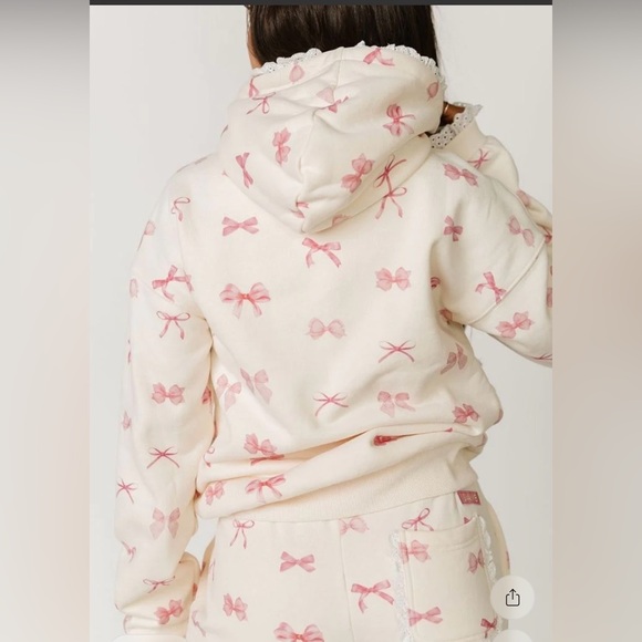 Ampersand Ave comfort zone joggers bows - pretty in pink - Picture 4 of 6